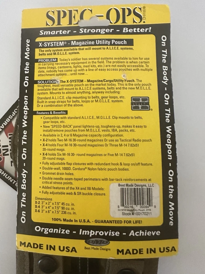 Spec - Ops Magazine Utility Pouch X-4 - Image 4 of 4