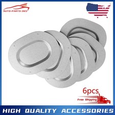 6Pc Galvanized Trunk Drain Plugs Set FOR 67-7...