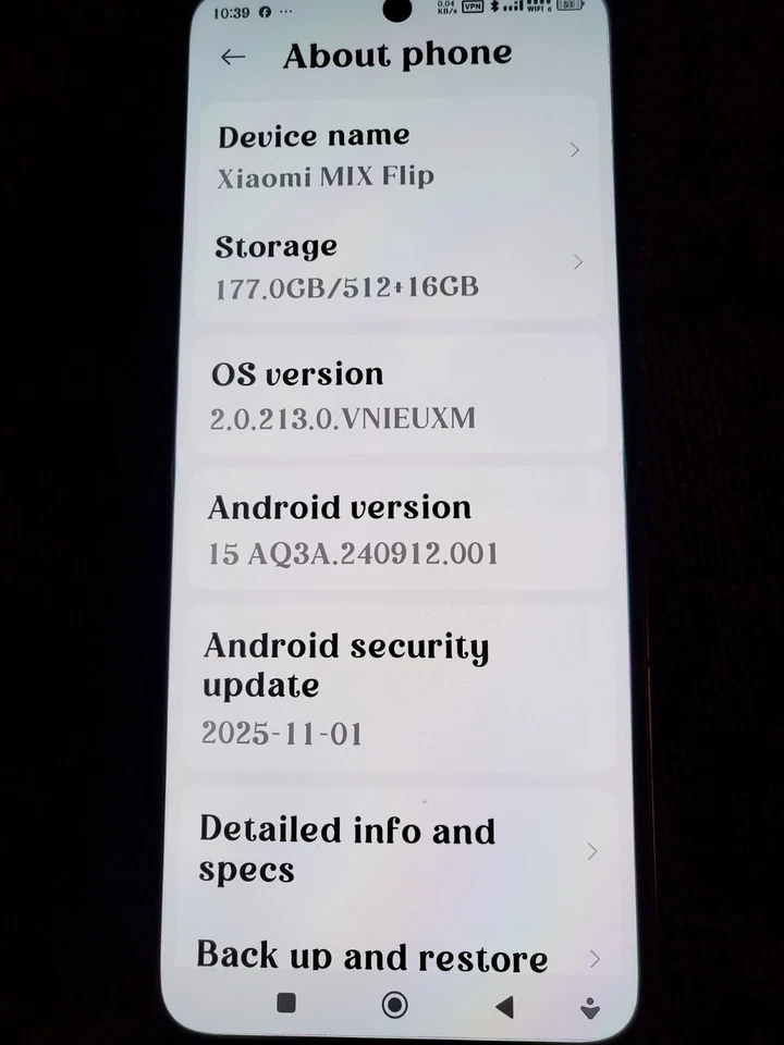 Xiaomi MIX Flip Phone 5G 12GB 512GB Dual SIM Black BRAND NEW READ DESCRIPTION - Image 2 of 4