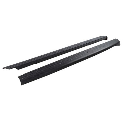 2PCS Black Bed Rail Cover, Compatible with Chevy Silverado 5´8'' 2007-13 Tailgate