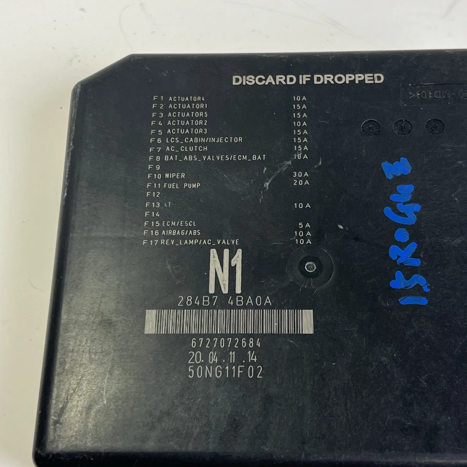 Nissan Rogue 2015 IPDM módulo de fuente de alimentación caja de fusibles 284B74BA0A OEM Foto 2 de 4