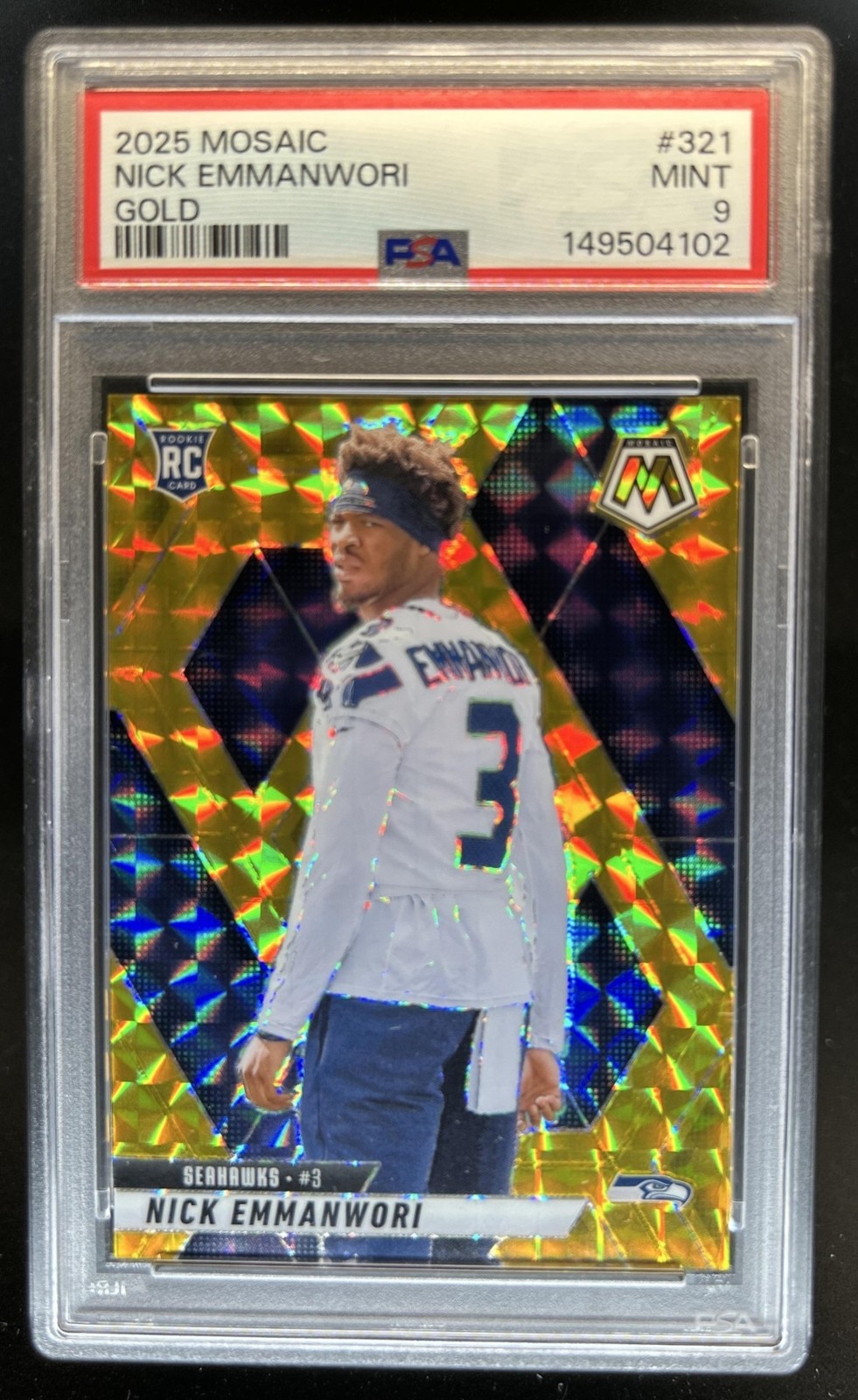 Nick Emmanwori Panini Mosaic #321 Gold