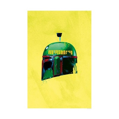Wandbild STAR WARS CLASSIC HELMETS BOBA - 50x70 cm Wandbild Grafik Poster