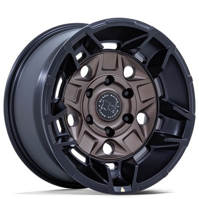 17x8.5 Black Rhino Wheels Guard BR028 Burnt Bronze with Matte Rims (4pcs) A1
