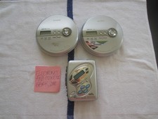 PARTS - 2 SONY PORTABL CD PLAYERS D-NF340  Sony Walkman WM-FX481 Cassette Playr
