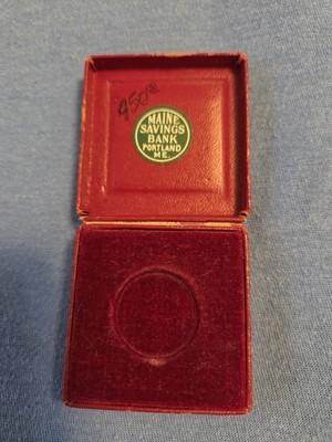 Vintage - Maine Savings Bank Portland Maine Promotional Coin Box - Pre-owned