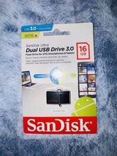 SanDisk Ultra Dual Micro-USB/USB 3.0 Flash Drive 16GB for OTG Smartphones