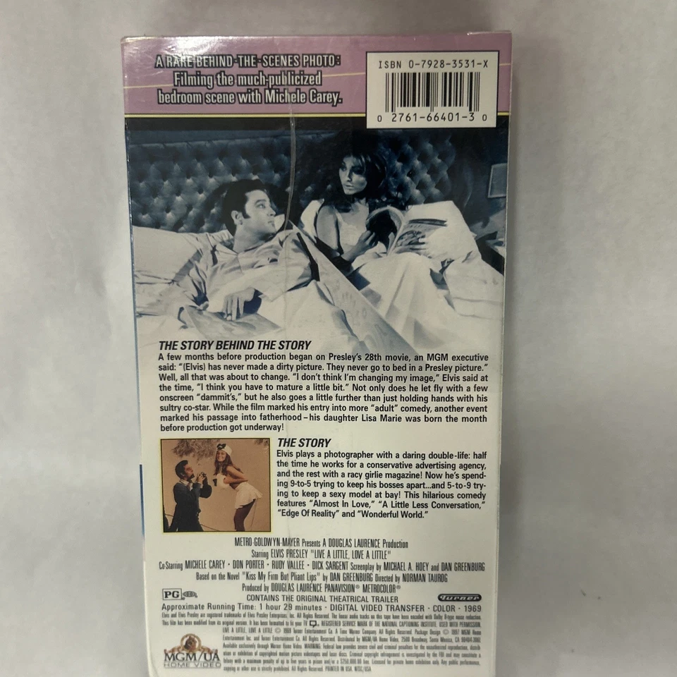 Elvis Presley - Jailhouse Rock, Stay Away Joe, Live a Little - VHS Lot of 3 New Foto 3 de 4