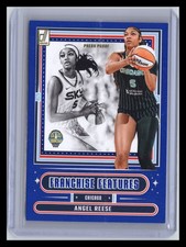 2025 Donruss WNBA #5 Angel Reese Franchise Features Press Proof Blue