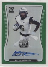 2020 Leaf Metal Draft Green Rainbow 8/10 Kalija Lipscomb #BA-KL1 Auto 9r9