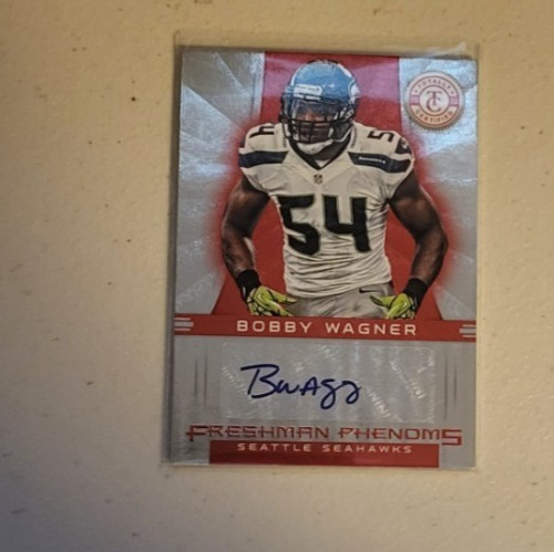 Bobby Wagner Panini Totally Certified #106 Autograph-Platinum Green