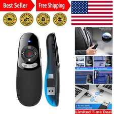 Ergonomic 2-in-1 USB-C & USB-A Wireless Prese...