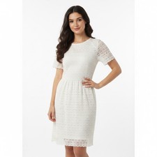 Free People Ivory Lace Sheath Midi Dress6  Boho Bridal Wedding Baby Shower