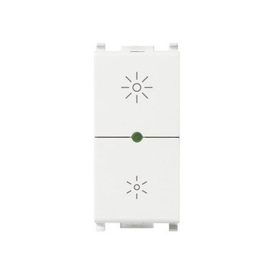 VIMAR 14135.1 Universal-Dimmer 230V Phasenanschnitt für LED CFL Trafo weiß