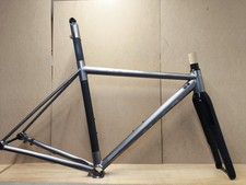 Number 22 Titanium/Carbon Aurora (Di2 Compatible) Road Bike Frame And Fork 53cm