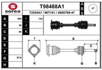 EAI Antriebswelle Vorne Rechts FüR Mitsubishi L 200/Triton Kb_T Ka_T T98488A1