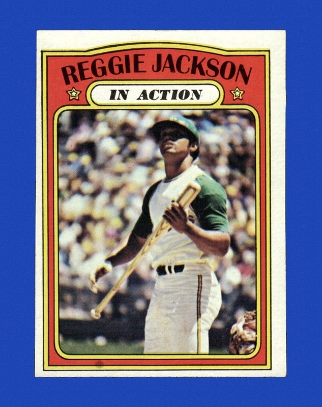 1972 Topps Set-Break #436 Reggie Jackson Ia EX-EXMINT *GMCARDS*