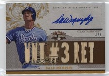 2014 Topps Triple Threads Auto Relics Gold 4/9 Dale Murphy #TTAR-DM3 Auto 0qo1