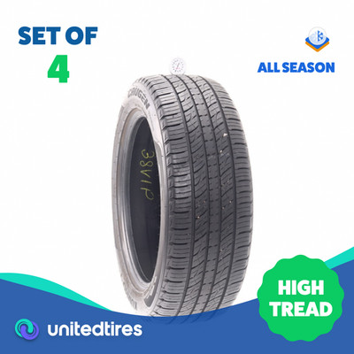 Set of (4) Used 225/55R18 Kumho Crugen Premium 98H - 8-8.5/32