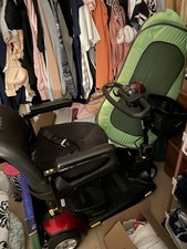 Pride 3-Wheeled Electric Mobility Scooter Red Black w/ Storage Compartment