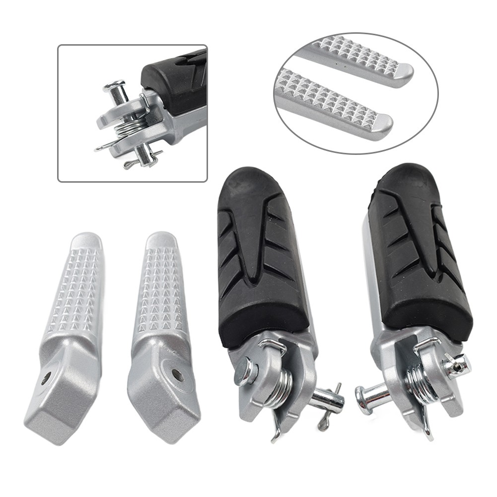 Universal Motorcycle Front Rear Foot Pegs Footrests For Honda Grom MSX125