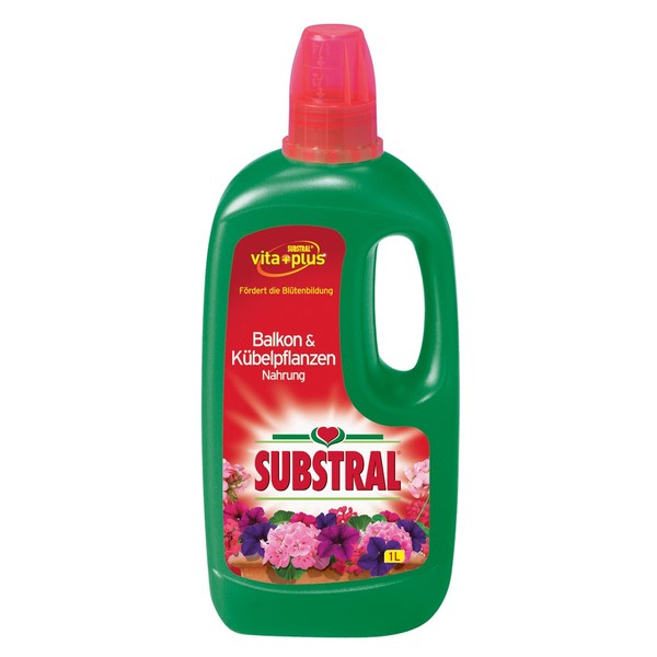 Substral Balkon- Und KüBelpflanzen Nahrung - 1 Liter - NäHrstoffe BlüTen DüNger-image