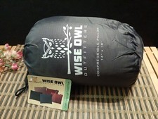 Teal 14x18 Wise Owl Outfitters Camping Pillow Memory Foam Travel Pillow New