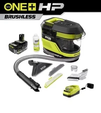  18V  Ryobi Mid size Spot and Carpet Cleaner with 4.0 Ah Battery + Charger