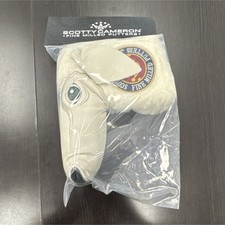 Scotty Cameron Dog Putter Head Cover White Fine Milled Golf