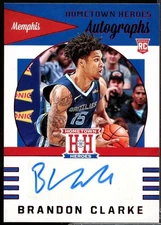 Brandon Clarke 2019-20 Chronicles Hometown Heroes Rookie Autographs Red #18 