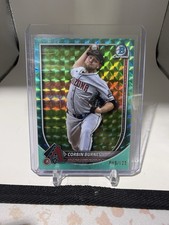 Topps Bowman Chrome 2024 Corbin Burnes D-backs Veterans Green Geometric /125
