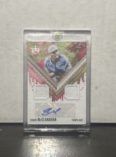 2021 Panini Diamond Kings Material Signatures Shane McClanahan RC Dual Patch RPA