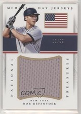 2016 Panini National Treasures Memorial Day Jerseys 12/99 Rob Refsnyder 6fs