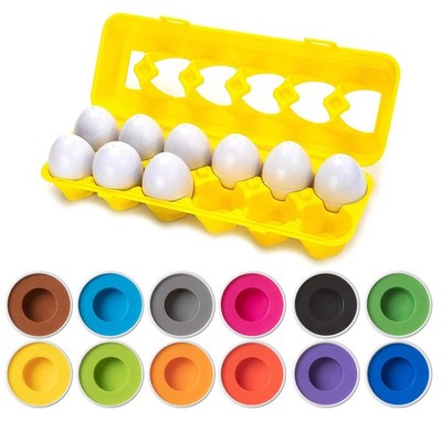 Color Matching Egg Toy - Color Recognition Learning Toy for Toddlers - Preten...
