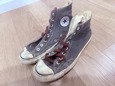 Vintage 1970s Converse Chuck Taylor All Star Hi-Top Black Canvas USA Original