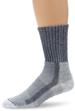 Thorlo Men's Moderate Cushion Crew Hiking Socks Large Navy Comfort And Protec...