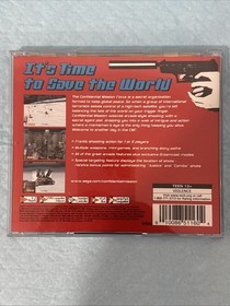 Confidential Mission Sega Dreamcast CIB Complete Disc Case Manual Tested