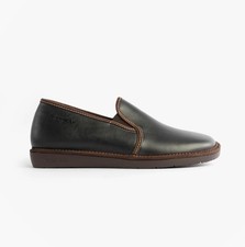 Nordikas 663 Mens  Pull-On  Full Slippers-Negro
