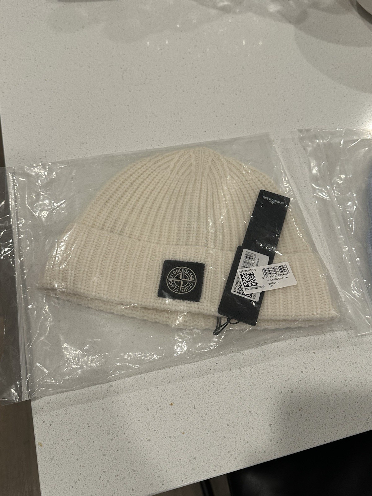 New Authentic Stone Island Patch Logo Ribbed Wool… - image 3