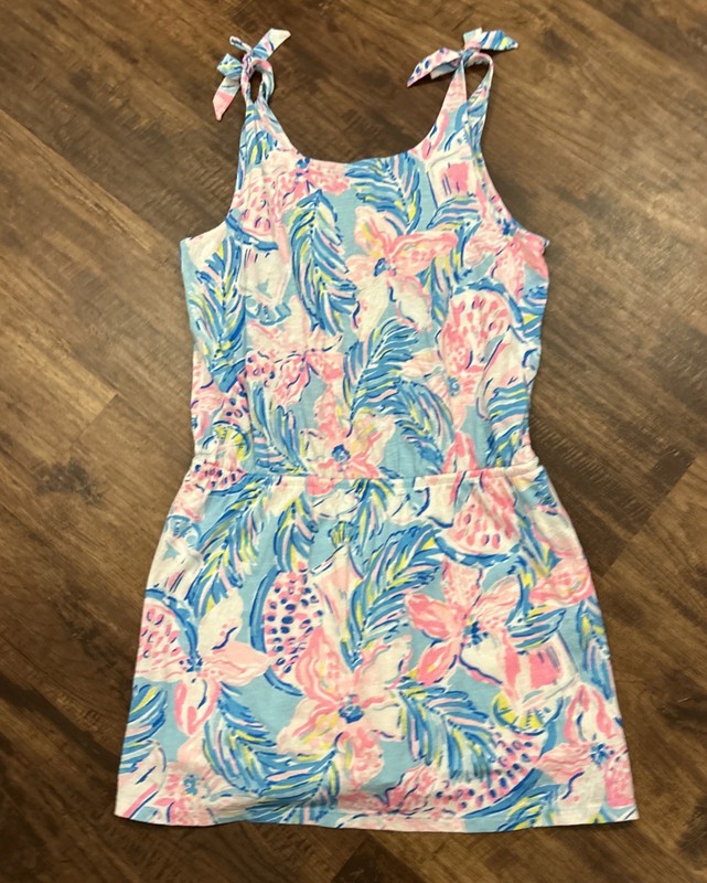 Lilly Pulitzer Sundari Romper Girls Size Large (10-12)