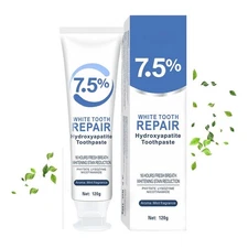 7.5% Hydroxyapatite Toothpaste Remove Yellow Tooth Stains For Sensitive Teeth