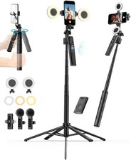 USKEYVISION Vlogging Kit for iPhone Android, YouTube Starter Kit,Auto Face Track
