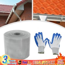 5"*100ft Gutter Guard Mesh Aluminum Gutter Guard Aluminum Gutter Guard W/ Gloves