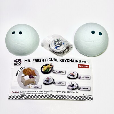 Kura Sushi Kappa Maki Cucumber Mr. Fresh Figure Keychain Cute Food Collectible