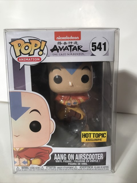 Funko Pop Avatar: The Last Airbender - Aang on Airscooter Glow Chase Action Figure - 541 for