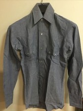 2 x South Sea Bubble Chambray Work Shirt Size XSmall Business Stocktake