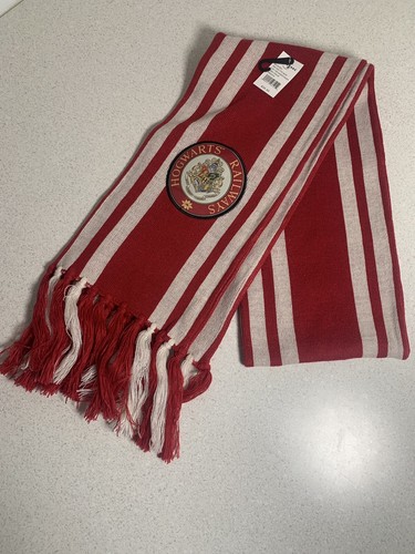 Universal Studios Harry Potter Hogwarts Mago Bufanda Bordada Rayas NUEVO CON ETIQUETAS $37 - Imagen 6 de 6