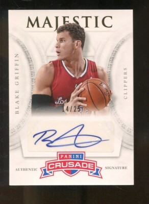 Griffin Dunne サインカード 1/1 Blake Griffin 2012-13 Panini
