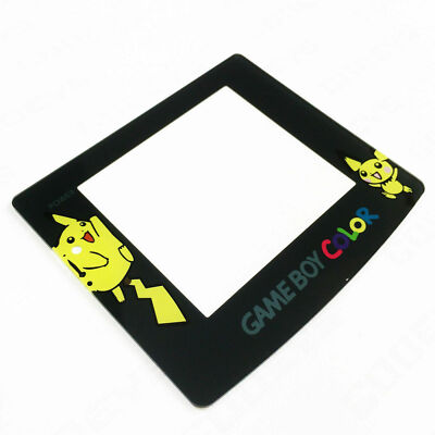 Game Boy Color GBC - Replacement Screen Lens Cover -  Pokémon Pikachu - NEW