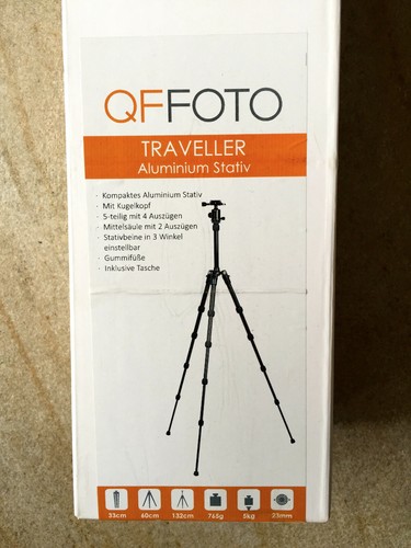 Aluminium TRAVELLER Trépied Avec Tete & Sac - Produit Neuf - en Stock! Leica - Picture 4 of 7